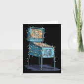 Funny Nball Machine Christmas Graphics Lights Love Kaart (Voorkant)
