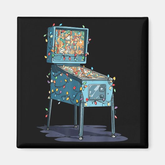 Funny Nball Machine Christmas Graphics Lights Love Magneet (Voorkant)