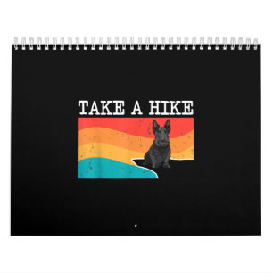 Funny neemt een hete Schotse terrier Graphic Hikin Kalender