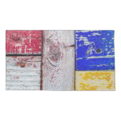 Funny Neoplasticisme, houten kunststijl Kussensloop (Achterkant-Links)