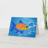 Funny Nephew Blue carte d'anniversaire (Devant)