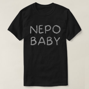 Funny Nepo Baby Glitter T-shirt