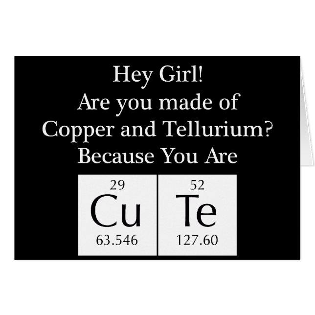 Funny Nerd Chat Up Line (Voorkant Horizontaal)