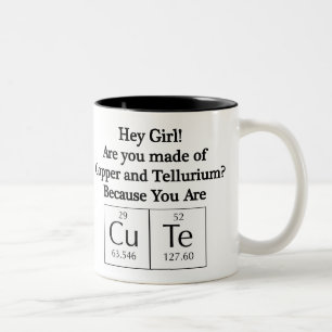 Funny Nerd Chat Up Line Tweekleurige Koffiemok