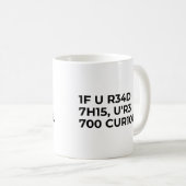 Funny Nerdy Code Saying Koffiemok (Voorkant rechts)