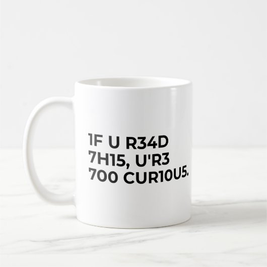 Funny Nerdy Code Saying Koffiemok (Links)