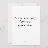 Funny Nerdy Wi-Fi Valentines Carte Plat (Dos)