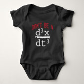Funny Nerdy Wiskunde Physics Joke Geek wiskunde Romper (Voorkant)