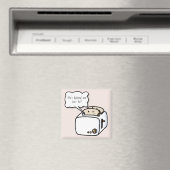Funny Neuroast Toast and Evil Toast Cartoon Magneet (Insitu (Vaatwasser))