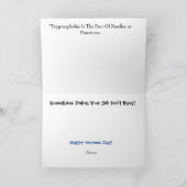 Funny Neurses Day Trypanofosiekaart Kaart (Binnen)