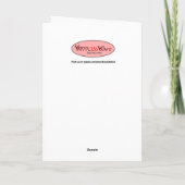 funny new baby congratulations kaart (Achterkant)