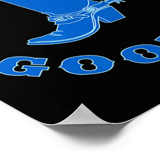 Funny New Boot Goofin Cowboy Boot Meme Quote Poster (Hoek)