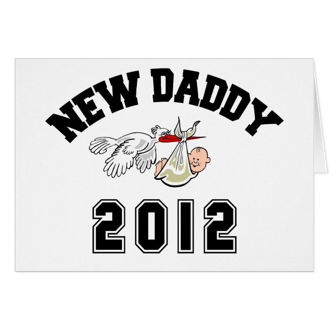 Funny New Dad 2012 (Voorkant Horizontaal)