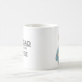 Funny New Dad Coffee Mug – Powered by Coffee –Gift (Centre)