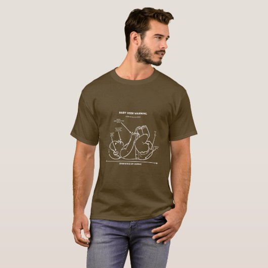 Funny New Dad Instruction New Parent Instructions T-shirt (Voorkant volledig)