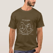 Funny New Dad Instruction New Parent Instructions T-shirt (Voorkant)