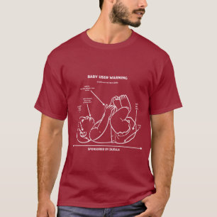Funny New Dad Instruction New Parent Instructions T-shirt