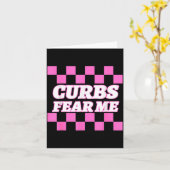 Funny New Driver Curbs Fear Me Bad Drivers Kaart (Gele Bloem)