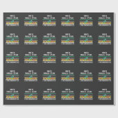Funny New Driver License Advice Parallel Park Cadeaupapier (Vlak)