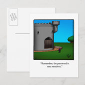 Funny "New Home" Aankondiging Briefkaart (Voorkant / Achterkant)