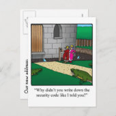 Funny New Home Announcement Briefkaart (Voorkant / Achterkant)