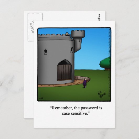 Funny New Home Faire-part carte postale (Devant / Derrière)