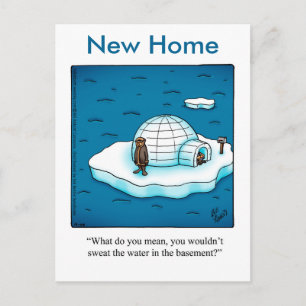 Funny New Home Humor Briefkaart
