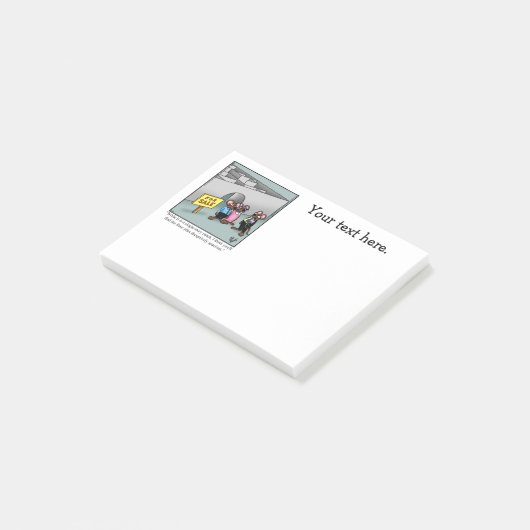 Funny New Home Humor Post-it® Notes (Schuin)