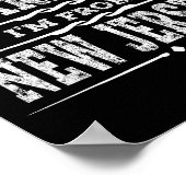 Funny New Jersey Home Garden State Gift Poster (Hoek)