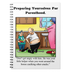 Funny New Parents Humor Notebook  Notitieboek