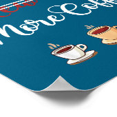 Funny New Year More Coffee Sarcastic Resolution Qu Poster (Hoek)