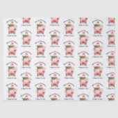 Funny new year truck Christmas Tissuepapier (Voorkant)