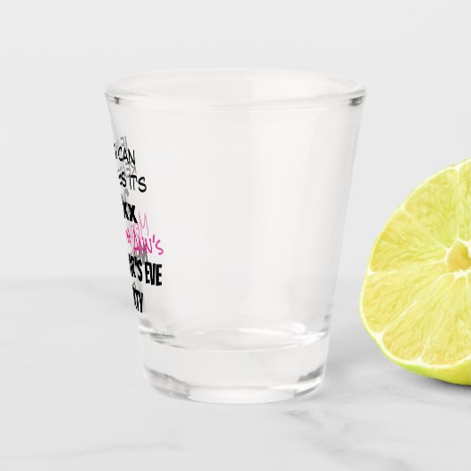 Funny New Year's Eve Party Custom Shot Glas (Rechts)