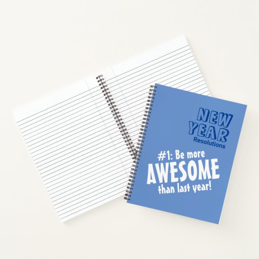 Funny New Year's Resolution Notitieboek (Binnen)