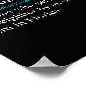 Funny New Yorker Dictionary Definition Gif  Poster (Hoek)