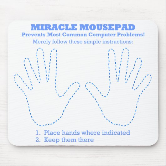 Funny Newbie First PC of Laptop Computer Mousepad Muismat (Voorkant)