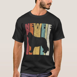 Funny Newfoundland Dog Newfie Owner Retro T-shirt