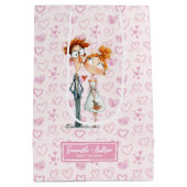 Funny Newlyweds Cadeau Sac Quirky Mariage de dessi (Dos)
