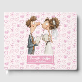 Funny Newlyweds Humour Mariage Livre d'or (Recto)