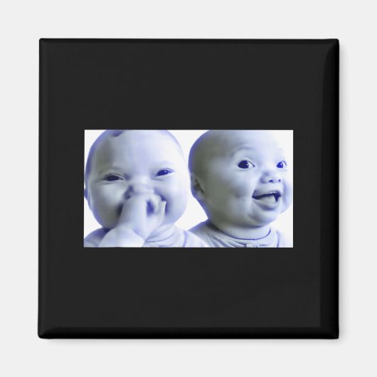 Funny Niche Baby Gen Z Meme Ai Viral Giggling Ai L Magneet (Voorkant)