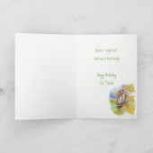 Funny Night Owl 103rd Birthday OUder Custom Kaart (Binnen)