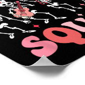 Funny Night Shift Squad Nurses Skeleton Dancing Va Poster (Hoek)