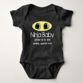 Funny Ninja Baby - Bodysuit (Voorkant)