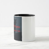 Funny Ninja Cat Meme Customizable Coffee Mug (Centre)