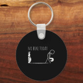 Funny No Bike Today  Sleutelhanger (Voorkant)