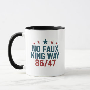 Funny No Faux King Way 86 47 4th of July Mok