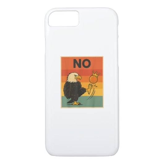 Funny No Kings In America Men Women Case-Mate iPhone Case (Achterkant)