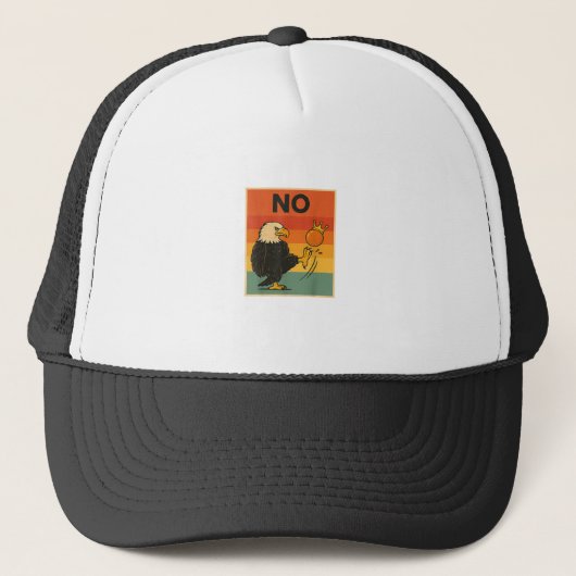 Funny No Kings In America Men Women Trucker Pet (Voorkant)
