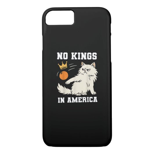 Funny No Kings in America Retro Classic Style Case-Mate iPhone Case (Achterkant)