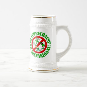 Funny no leprechauns St Patrick's day Bierpul